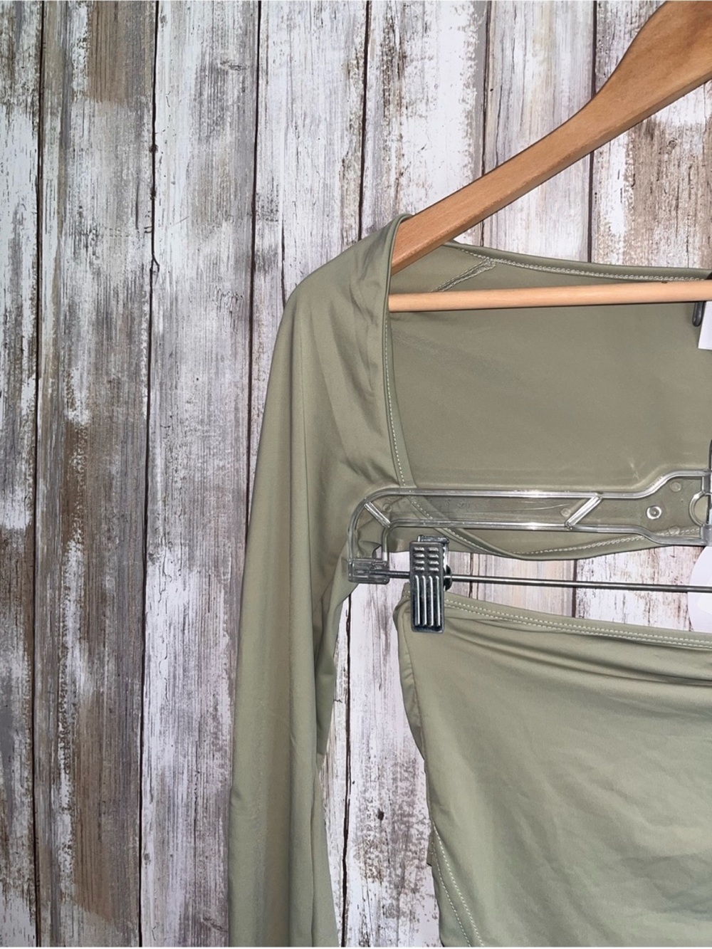 Princess Polly Koslo Bolero Top Sage 2 Pc Set Crop Tube Top Size 2 NWT - Picture 5 of 7